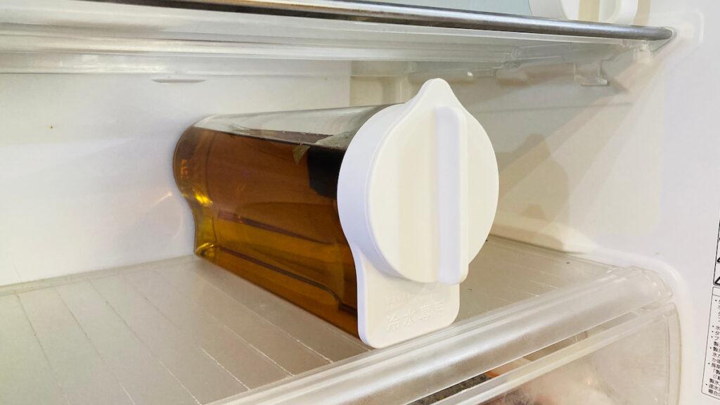 無印良品 横置きできるストレーナー付き冷水筒の全体像